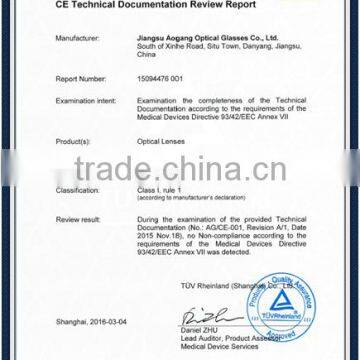 1.59 PC Progressive Lens CE/FDA/ISO9001