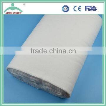 pillow case jumbo gauze roll /round gauze roll /zig-zag gauze roll