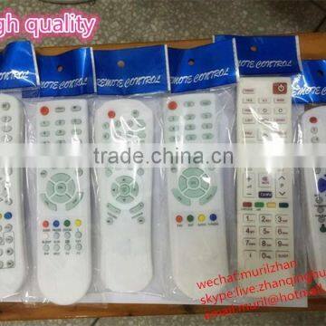 ABS white color strong plastic +Soft IC Remote Control with cover cilicon for NILE electro