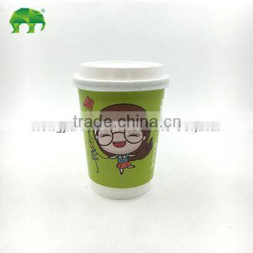 High quality PS White coffee cup lids