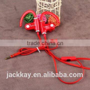 Ear-hook Competitive Good Quality Earphones Cable Wired Headphone Mobile WP Headsets With Mic photo-3