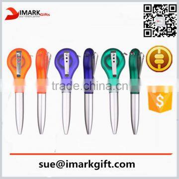 Multifunction plastic ball pen new design low price for promotion with ruler pen