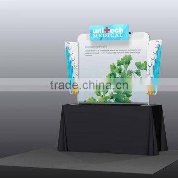 Curve Fabric Backwall Display materials