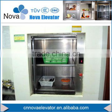 300kg 0.4m/s Restaurant Elevator/Electric Dumbwaiter Elevator, Food Elevator