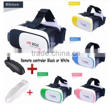 Virtual reality 3d vr box glasses with remote