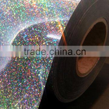 GIO-HOLO / PU HOLOGRAM SHINY PRISMATIC VINYL FOR TEXTILE HEAT TRANSFER FILM CAD PLOTTER CUT