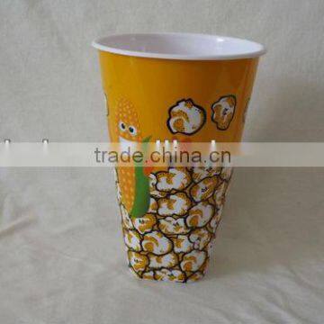Square bottom Plastic Popcorn Cup