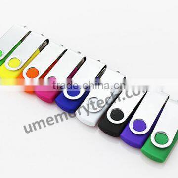 Promotional Metal USB 2.0 Flash Drive Rotating Memory Stick Swivel Thumb Drive photo-3