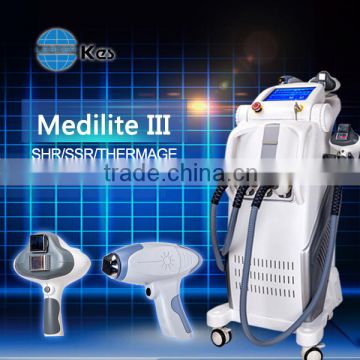 SHR/SSR/ multifuncion laser beauty hair removal machine for sale