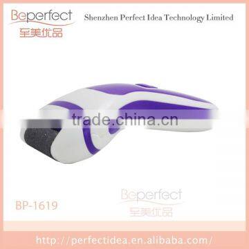 BPSK1068 home pedicure rechargeable mini foot file callus remover CE Approval