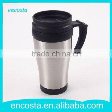 Insulated Double Wall Cup Thermos Stainless Steel Coffee Mug With Lid