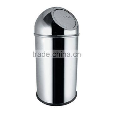 Mini Table Stainless Steel Push Trash Bin