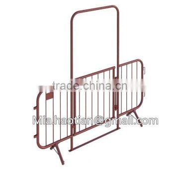 mobile gate barrier walkway entrance swing small gate with lock barrier factory