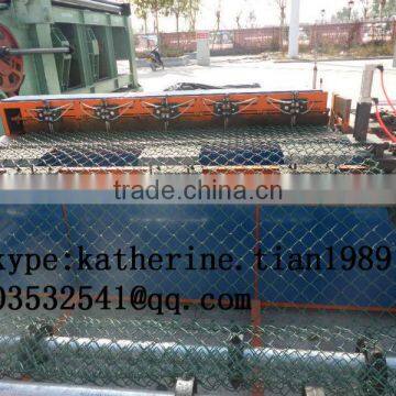 Full automatic chain link fence machine