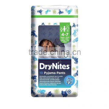 Huggies DryNites Pyjama Pants for Boys - 4 to 7 Years, 3 x Packs of 10 Pants