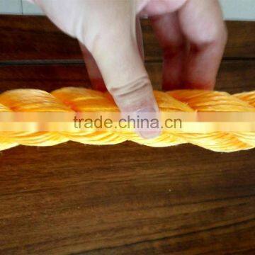 Twist Type PP Monofilament Beige Danline Rope 3 Strand Polypropylene Rope Polypropylene Monofilament Rope