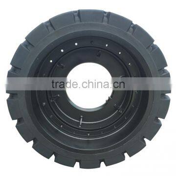 Solid Tire for Reachstackers Forklift Truck Tire 14.00-24 18.00-25 Etc. photo-6