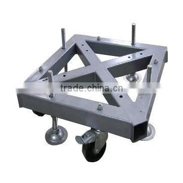 Aluminium Bolt Spigot Base Plate for truss/Steel Base For Truss