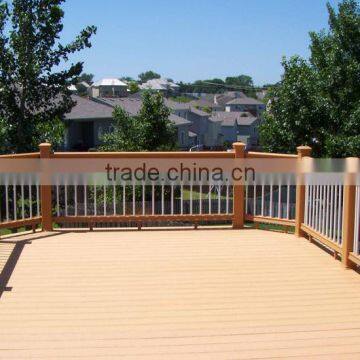 [1]Durable Wood plastic WPC hollow decking floor