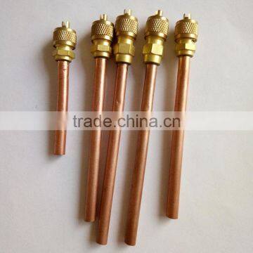 red copper one-way air conditioning refrigeration fitting