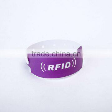 Waterproof Disposable Paper NTAG213 NFC Bracelet Rfid Wristband Factory photo-5