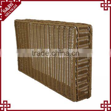 Handwoven Food-safe Accept OEM Large Size Basket Supermarket Display Shelves for Vegetable photo-4