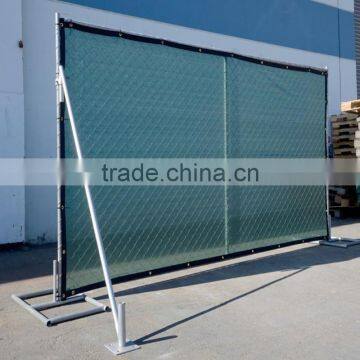 HDPE Green With PE Black Side Brass Eyelet Balcony Shade Net photo-5