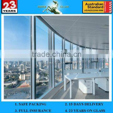 5mm-10mm Office Tempered Push Glass Door