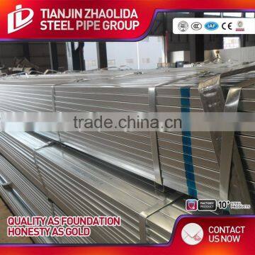 cold rolled dia 10 mm - 101 mm cold rolled pre galvanized rectangular tube for construction use