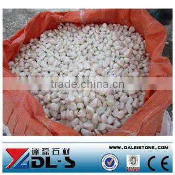 White Round Marble Pebbles Stone For Paving photo-5