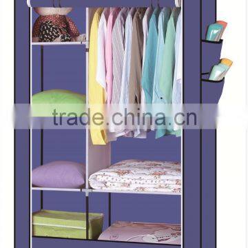Portable Clothes Closet Non-woven Fabric Wardrobe Storage Shelf Organizer photo-5