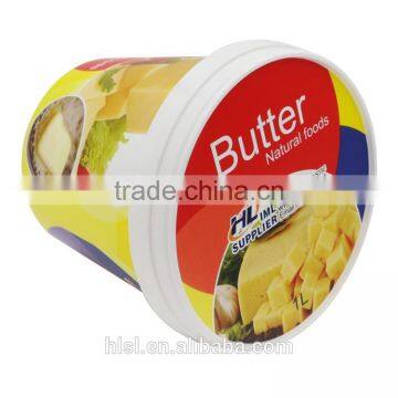 Peanut Butter Container With Plastic Recycling Symbols, Round Plastic Containers With Lids photo-6
