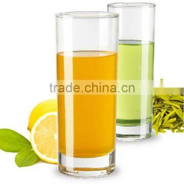 Regular cylinder shaped clear tea cup water glass