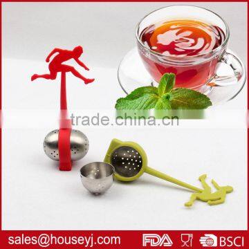 Food Grade Silicon Tea Infusion Balls Stainless Steel Tea Ball photo-3