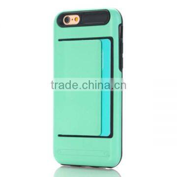 TPU + PC Combo Mobile Phone Case Cover With Card Slot for IPhone 7 photo-5
