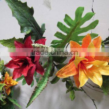 SD800831Plastic Christmas Decoration/garland-flower Plants With Phoenix Tree Leaf photo-5