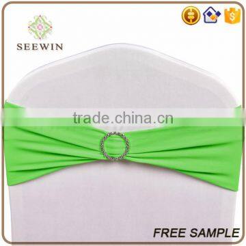 Plaid Colorful Ruffle Chair Sash Band With Plastic Buckle Set photo-2