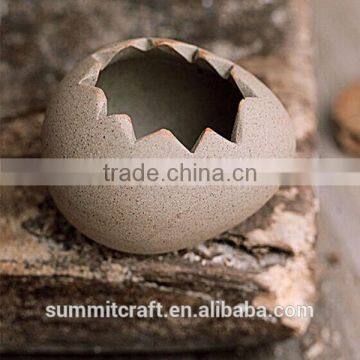 Ceramic Egg Shell Decorative Flower Pot Planter photo-4