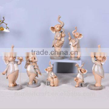 Funny resin bulk elephant figurines collectible