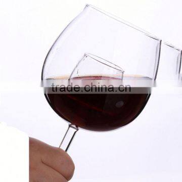 Handmade Crystal Clear Fountain Aerating Wine Glasses 720ML photo-2