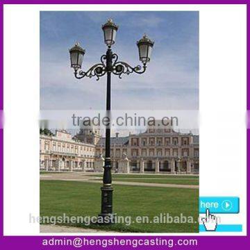 China Supplies Antique Cast Iron Street Lighting Pole Base photo-2