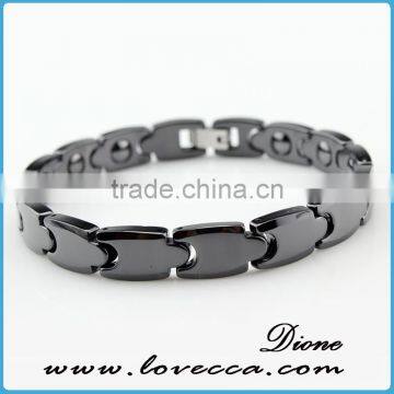 Top Selling Men White Tungsten Mesh and Ceramics Bracelet photo-3