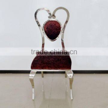 B8085 Heart Shape Gold Chair for Wedding photo-3