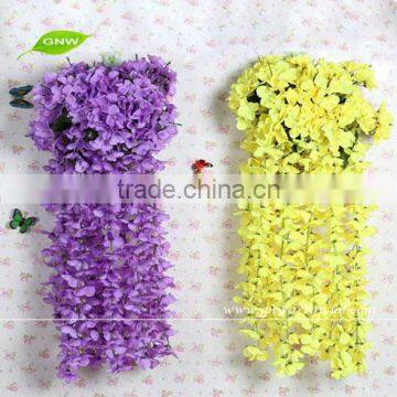 artificial decorative flower vines wisteria custom make for Party&Wedding GNW FLV03