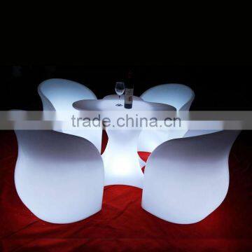 Rechargeable Led Recliner Barcelona Hotel Reception Furniture Sofa Led Light photo-2