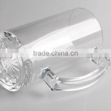 Custom Logo Printed Clear Cheap 16oz Glass Coffee Mugs Wholesale photo-6