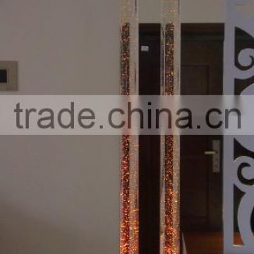 Glass Bubble Pillars For Interior Decoration