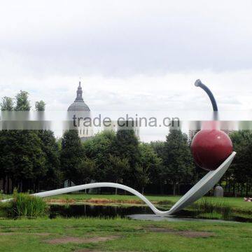 Grande Sculpture Polished Stainless Steel Outdoor Abstract Sculpture photo-3