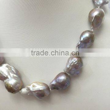 17-18mm Baroque Freshwater Pearl Necklace photo-4