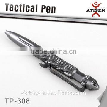 Grey Tactical Ball Point Pen With Glass Breaker, Self Defense Tool TP-308 photo-3